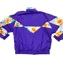 Load image into Gallery viewer, Vintage 80s Purple Windbreaker Track Suit Size M