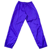 Load image into Gallery viewer, Vintage 80s Purple Windbreaker Track Suit Size M