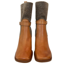 Load image into Gallery viewer, Sam Edelman Women's Brown Winnie Flare Heel Ankle Boots Size 7