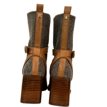 Load image into Gallery viewer, Sam Edelman Women's Brown Winnie Flare Heel Ankle Boots Size 7