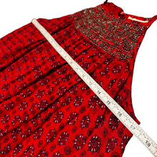Load image into Gallery viewer, Altard State Red Spaghetti Sun Dress Size Large