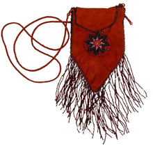 Load image into Gallery viewer, Magic Mushroom Fringe Crossbody Pouch