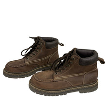 Load image into Gallery viewer, VTG 90s Candie’s Brown Leather Lug Sole Lace-Up Boots Size 8