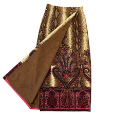 Load image into Gallery viewer, Vintage Silk Snake Print Two Piece Skirt Set Size 6