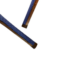 Load image into Gallery viewer, Jimmy Choo Women’s Blue Snakeskin Peep Toe Platform Heels 37 1/2