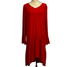 Load image into Gallery viewer, Soft Surroundings Hi Lo V-Neck Dress Size Small