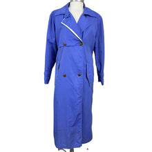 Load image into Gallery viewer, Vintage 80s Lavander Trench Coat Size 4