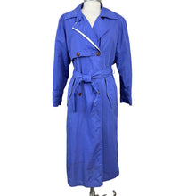 Load image into Gallery viewer, Vintage 80s Lavander Trench Coat Size 4