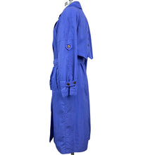 Load image into Gallery viewer, Vintage 80s Lavender Trench Coat Size 4