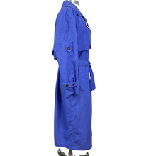 Load image into Gallery viewer, Vintage 80s Lavender Trench Coat Size 4