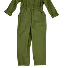 Load image into Gallery viewer, Army Green Utility Jumpsuit Size 6 Petite