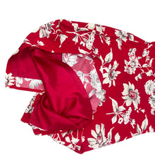 Load image into Gallery viewer, 1980s Red Floral Short Sleeve Dress Size 8