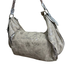 Load image into Gallery viewer, Rampage Y2K Silver Shoulder Bag w Logo Charms