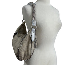 Load image into Gallery viewer, Rampage Y2K Silver Shoulder Bag w Logo Charms