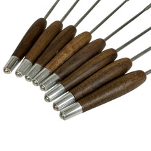 Load image into Gallery viewer, Vintage 50s Wood‑Handled Fondue Fork Set