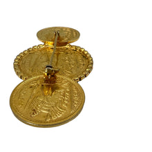 Load image into Gallery viewer, Alexander the Great Gold Coin Brooch 3"