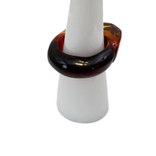 Load image into Gallery viewer, Amber Statement Ring Size 6