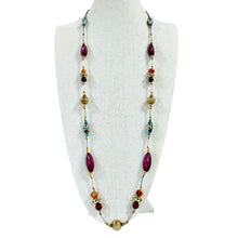 Load image into Gallery viewer, Vintage 1970s Extra Long Station Opera Necklace 38"