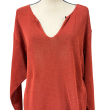 Load image into Gallery viewer, Vintage 100% Silk Knit Tunic Top Size 1X