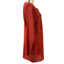 Load image into Gallery viewer, Vintage 100% Silk Knit Tunic Top Size 1X