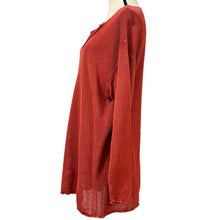 Load image into Gallery viewer, Vintage 100% Silk Knit Tunic Top Size 1X