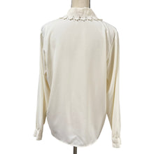 Load image into Gallery viewer, Vintage 80s Embroidered Collar Button Up Shirt Size Large