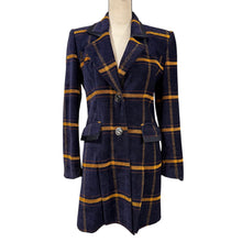 Load image into Gallery viewer, VTG Corduroy Plaid Coat Jacket Size Medium