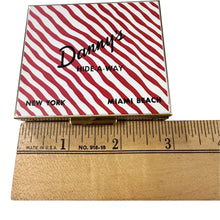 Load image into Gallery viewer, 1950s Mid-Century Danny’s Hide-A-Way Brass Cigarette Case Compact Holder
