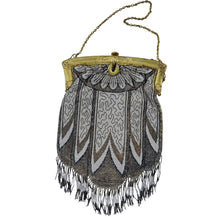 Load image into Gallery viewer, Antique Art Deco Beaded Evening Bag