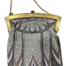 Load image into Gallery viewer, Antique Art Deco Beaded Evening Bag