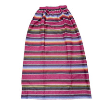 Load image into Gallery viewer, 1970s Woven Boho Maxi Folk Skirt Size Small