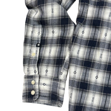 Load image into Gallery viewer, Men's Lucky Brand Black Label Western Pearl Snap Long Sleeve Size Medium