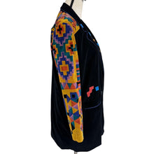 Load image into Gallery viewer, Vintage 80s/90s Aztec Pattern Western Blazer Size Medium