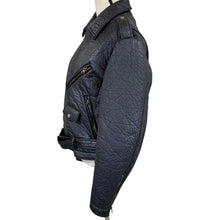 Load image into Gallery viewer, Y2K Custo Barcelona Who From Mars Embroidered Faux Leather Moto Jacket Size Medium