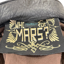 Load image into Gallery viewer, Y2K Custo Barcelona Who From Mars Embroidered Faux Leather Moto Jacket Size Medium