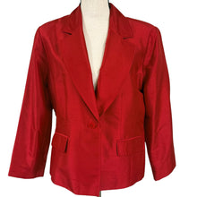 Load image into Gallery viewer, Vintage Two-Piece 100% Silk Pants Suit Size Large/ XL