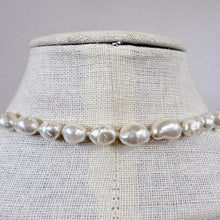 Load image into Gallery viewer, Vintage Continuous Knotted Baroque Freshwater Pearl Strand Necklace