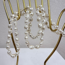 Load image into Gallery viewer, Vintage Continuous Knotted Baroque Freshwater Pearl Strand Necklace