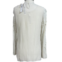 Load image into Gallery viewer, Chicos Cottage White Eyelet Tunic Size 1 NWT