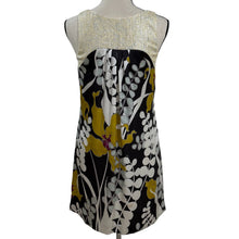 Load image into Gallery viewer, Trina Turk 100% Silk Sleeveless Tunic Dress w Bold Floral Print Size 0
