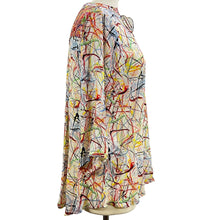 Load image into Gallery viewer, APNY Lightweight Paint Splatter Tunic Top - Medium