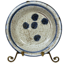 Load image into Gallery viewer, 1970s Signed Pottery Oil Dipping Dish 8.5"