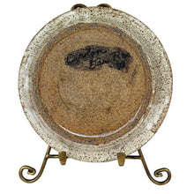 Load image into Gallery viewer, 1970s Signed Pottery Oil Dipping Dish 8.5"