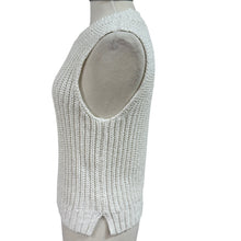 Load image into Gallery viewer, Abercrombie and Fitch White Knit Sleeveless Top Size Small