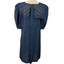 Load image into Gallery viewer, Marcia III Square Neck Puff Sleeves Lace Shift Dress