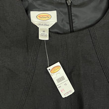 Load image into Gallery viewer, Talbots Black 100% Linen and Polyester Sleeveless Dress Size 16