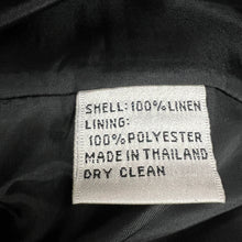 Load image into Gallery viewer, Talbots Black 100% Linen and Polyester Sleeveless Dress Size 16