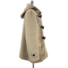 Load image into Gallery viewer, Burberry Hooded Wool Toggle Coat Size 14