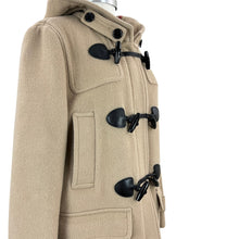 Load image into Gallery viewer, Burberry Hooded Wool Toggle Coat Size 14