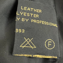 Load image into Gallery viewer, Cropped Black Leather Jacket Size XS